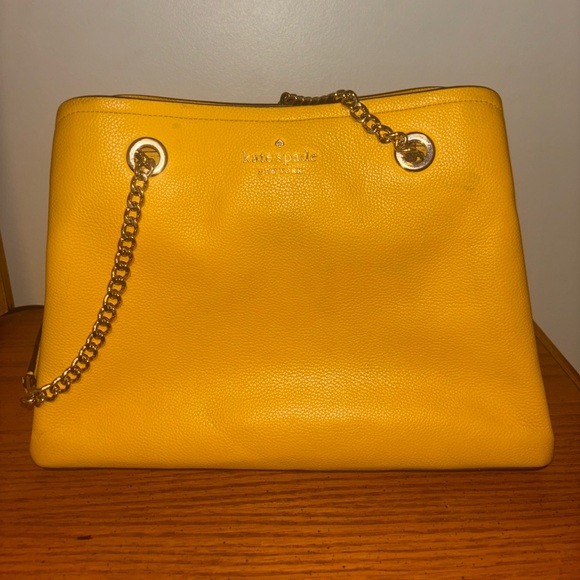 Kate Spade Jordyn Handbag in Gold - Picture 1 of 7